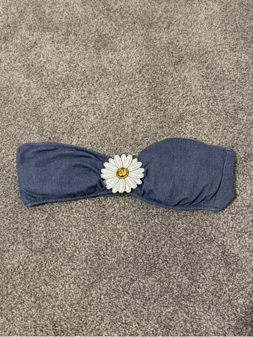 Victoria's Secret Bikini Top with White Daisy